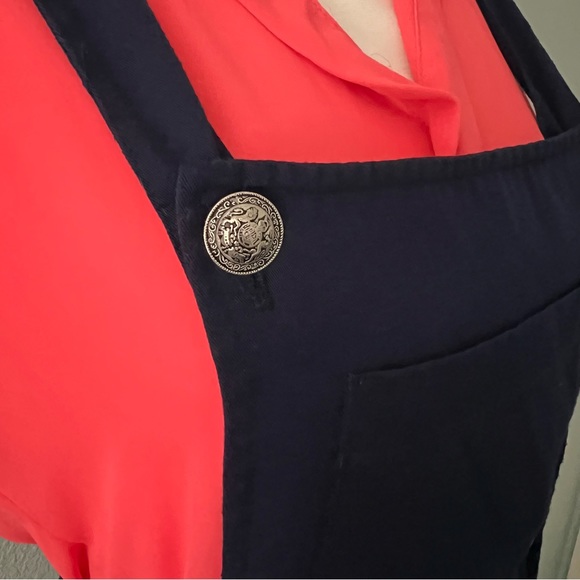 Vintage Pinafore Overall Dress Dark Academia Schoolgirl Preppy size S - Picture 3 of 5